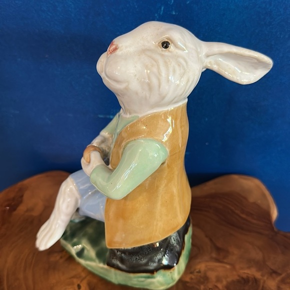 Charming Beswick Beatrix Potter Benjamin Bunny Ceramic Rabbit Figurine - Picture 2 of 7
